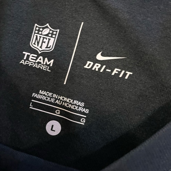 Steelers Nike tee mens Large Dri Fit NFL black Team Apparel football performance - Picture 6 of 11